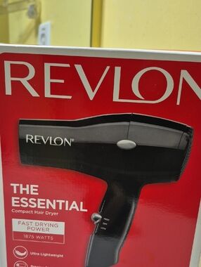Revlon The Essential Compact Hair Dryer - Black